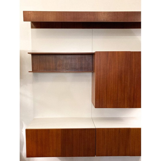 Image 1 of Vintage Schrankwand Holz, Deutschland 1970