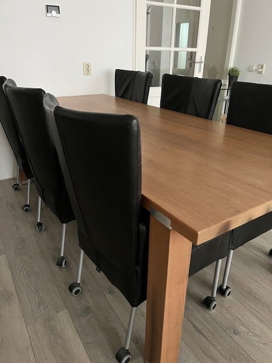 Image 1 of Hans Daalder Design Esstisch Stahl