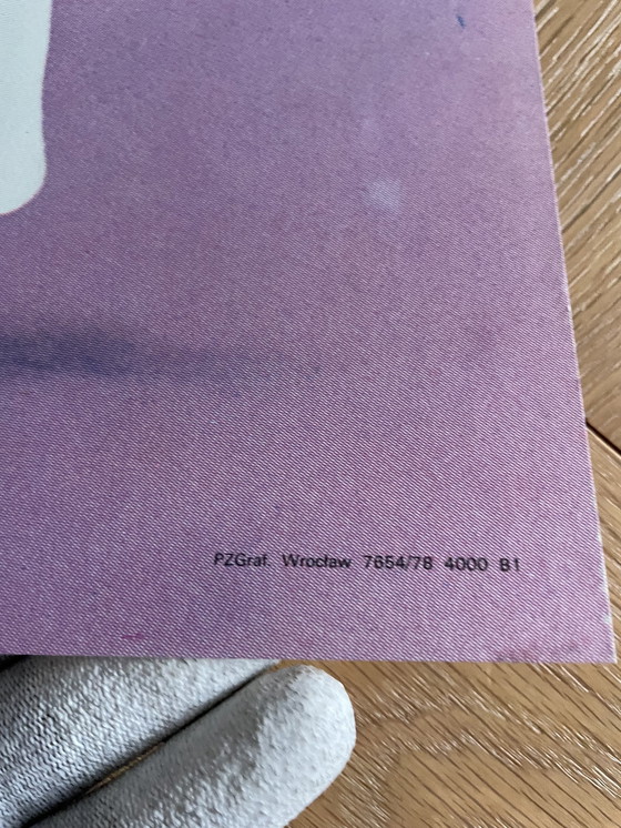 Image 1 of Maciej Urbaniec (1925-2004), Zirkuspferd, 1978, Plakat Nr. 27, Originalplakat im Originalzustand