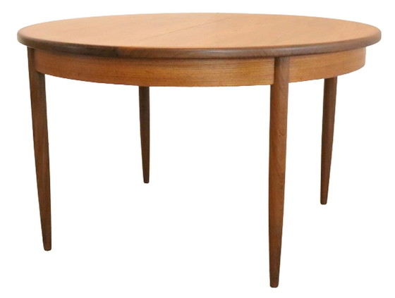 Image 1 of G-Plan runder ausziehbarer Esstisch 'Glapwell' vintage