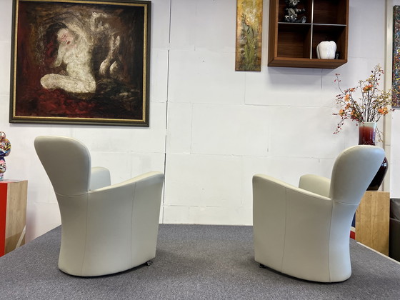 Image 1 of (1) Leolux Emphora Sessel Warm Grau