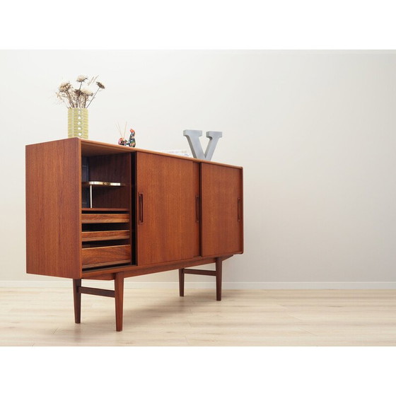 Image 1 of Vintage Teakholz Highboard, Dänemark 1960er Jahre