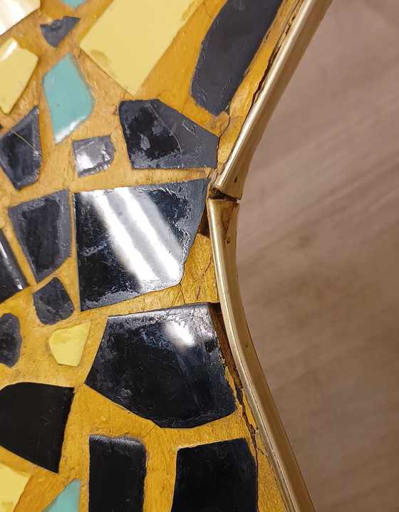 Image 1 of Fifties Beistelltisch mit Keramikplatte