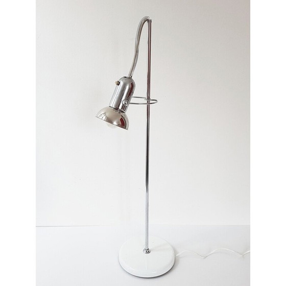 Image 1 of Alte Architektenlampe aus versilbertem Stahl, 1970