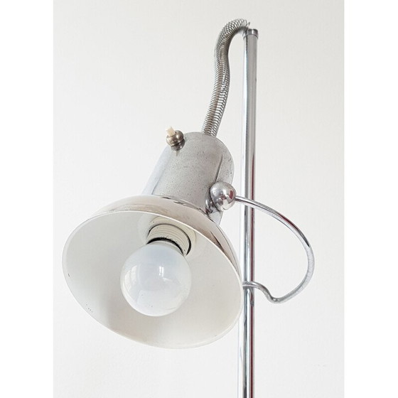 Image 1 of Alte Architektenlampe aus versilbertem Stahl, 1970