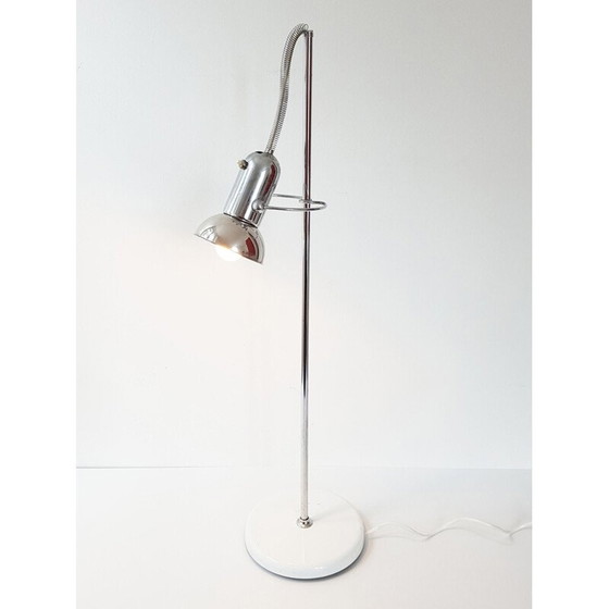 Image 1 of Alte Architektenlampe aus versilbertem Stahl, 1970