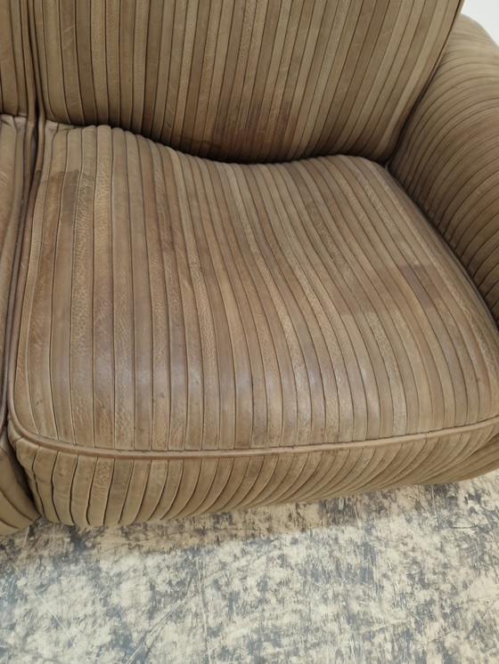 Image 1 of Ernst Lüthy Dreisitzer De Sede Designersofa Ledersofa 