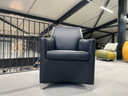 Leolux Calinda Sessel Blau Leder