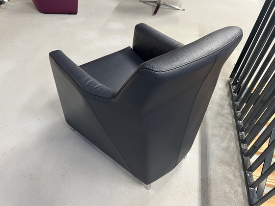 Image 1 of Leolux Calinda Sessel Blau Leder