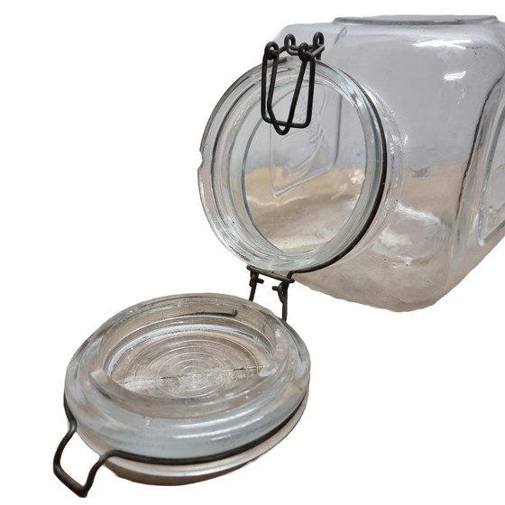 Image 1 of Italienischer Glasvorratstopf, 2E Hälfte 20.