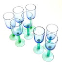 Set aus 8 handgefertigten Gläsern