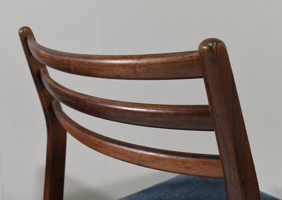 Image 1 of Satz von vier skandinavischen Esszimmerstühlen *Neue Polsterung* - Dänemark, ca. 60er Jahre Design