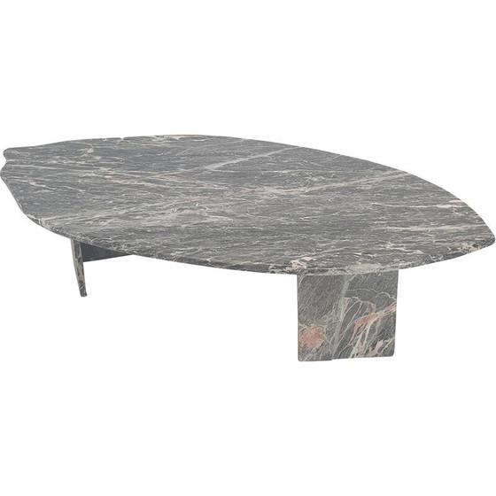 Image 1 of Couchtisch aus italienischem Marmor, 1980er Jahre