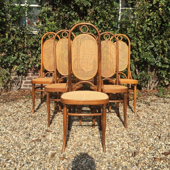 Image 1 of 6 Thonet 207 Stühle