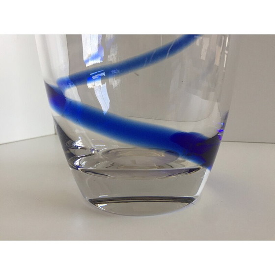 Image 1 of Vintage Vase aus dickem Kristallglas