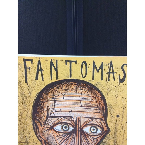 Vintage-Lithographie "Fantomas" von Bernard Buffet für Mourlot, 1967