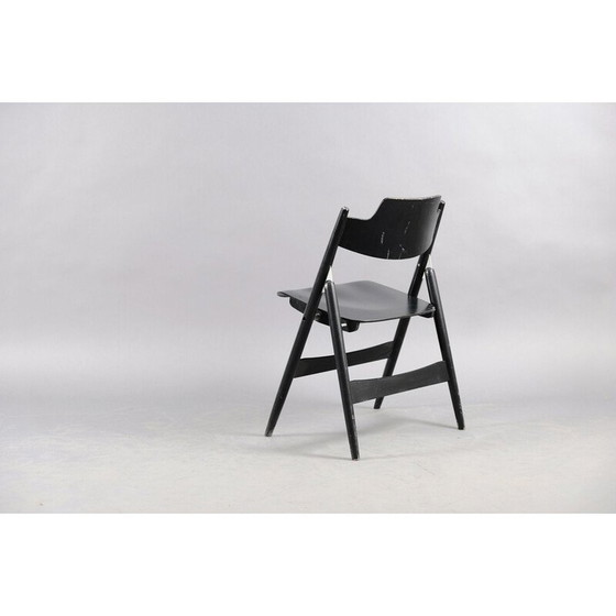 Image 1 of Vintage SE18 folding chair in beech by Egon Eiermann for Wilde and Spieth, Germany 1960