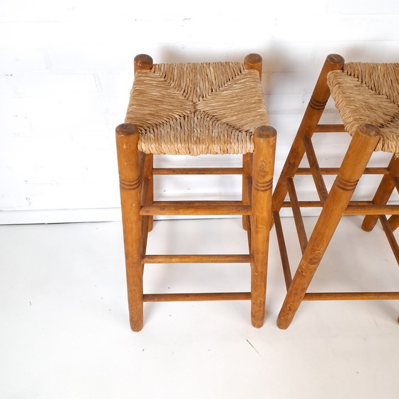 Image 1 of 3X Vintage Barhocker