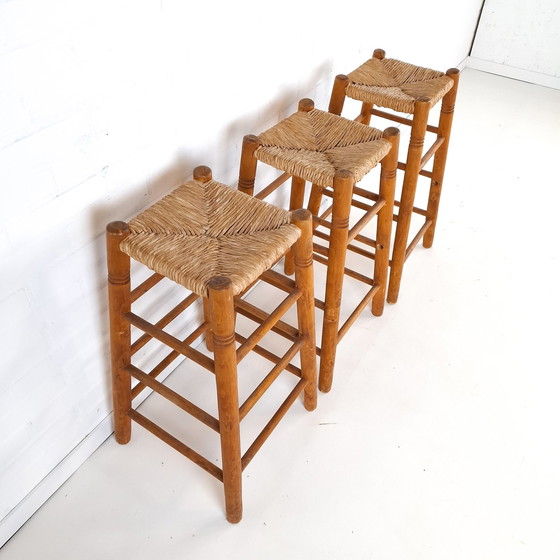 Image 1 of 3X Vintage Barhocker