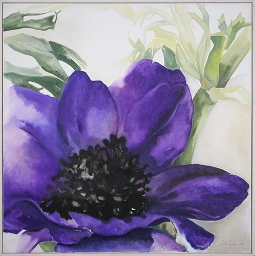 Anemone - Acrylgemälde von Susanne Hartmann