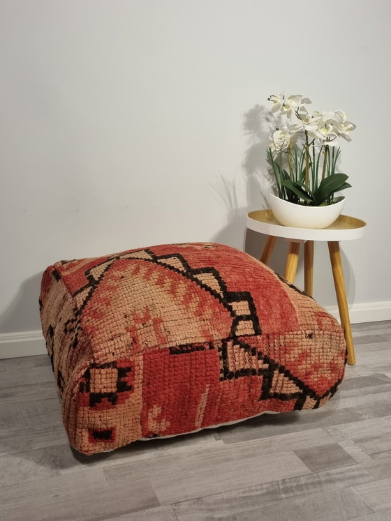 Image 1 of Vintage Berber Pouf aus Marokko