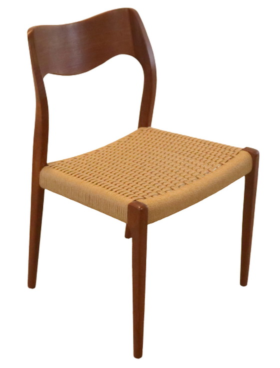 Image 1 of  Niels O Möller Esszimmerstühle Modell 71 Vintage 