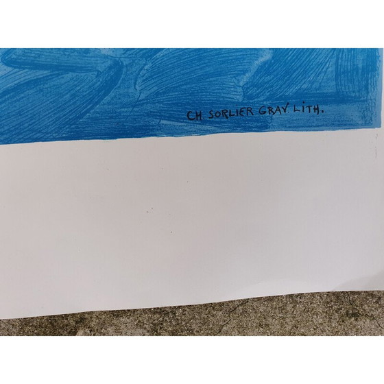 Image 1 of Alte Lithographie von Serge Poliakoff, 1965