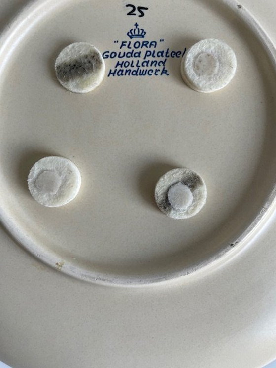 Image 1 of Flora Gouda Teller Wandteller Florales Motiv