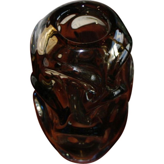 Image 1 of Vintage-Vase aus Glas von Pavel Hlava