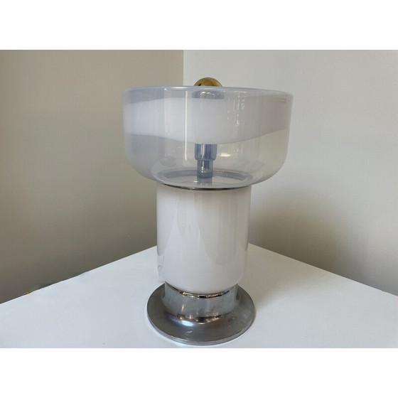 Image 1 of Tischlampe aus Muranoglas, Italien 1970