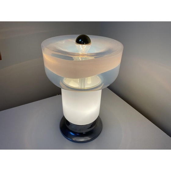 Image 1 of Tischlampe aus Muranoglas, Italien 1970