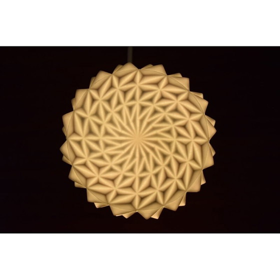 Image 1 of Tischlampe aus Milchglas von Jilove u Decina, Tschechoslowakei 1960