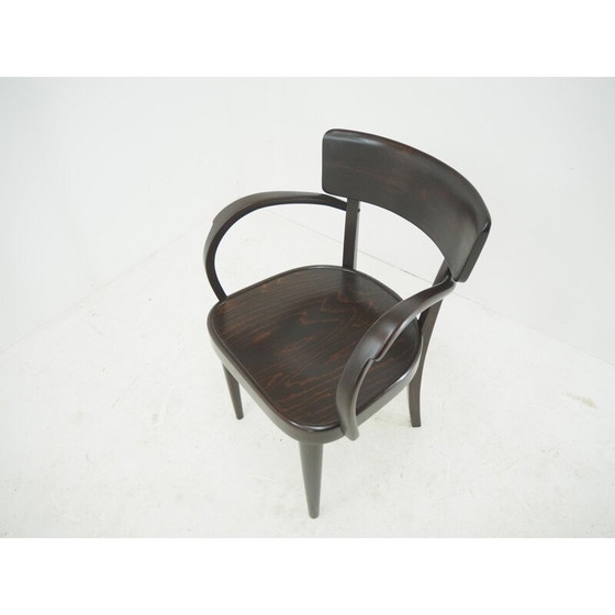 Image 1 of Mid-Century Jugendstil-Esszimmerstuhl von Fischel, Tschechoslowakei 1920er Jahre