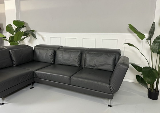 Image 1 of Brühl Moule Ecksofa Designer Sofa Couch Leder