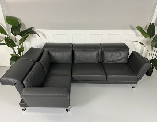 Brühl Moule Ecksofa Designer Sofa Couch Leder