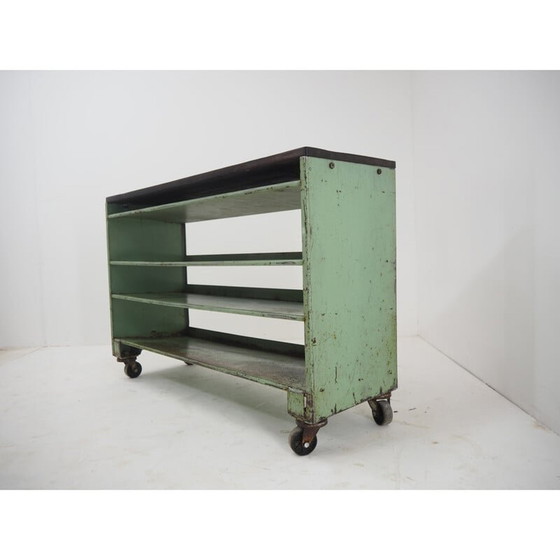 Image 1 of Niedrige Industrieregale im Vintage-Stil, 1960er Jahre