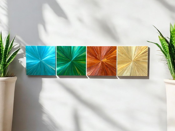 Image 1 of Gemälde Intarsien aus Stroh