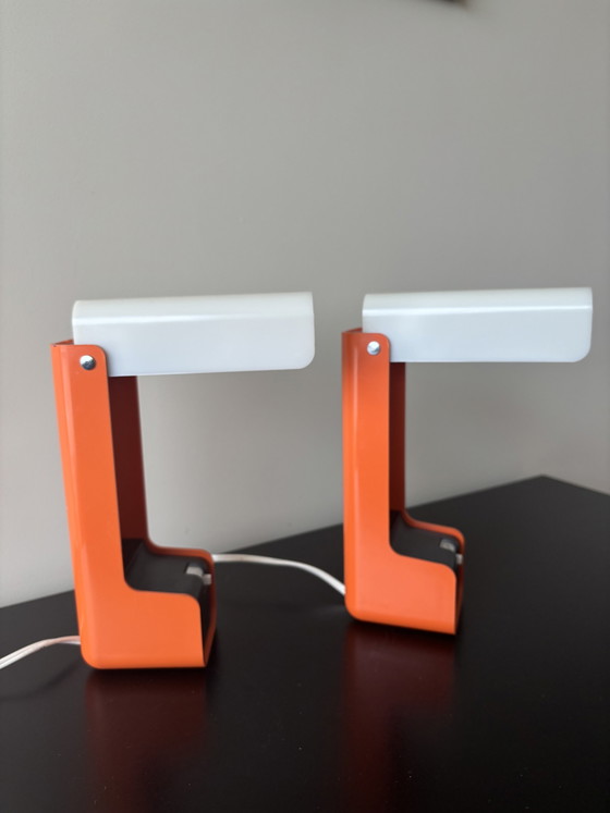 Image 1 of 2x Vintage Ell Nanbu-Lampen