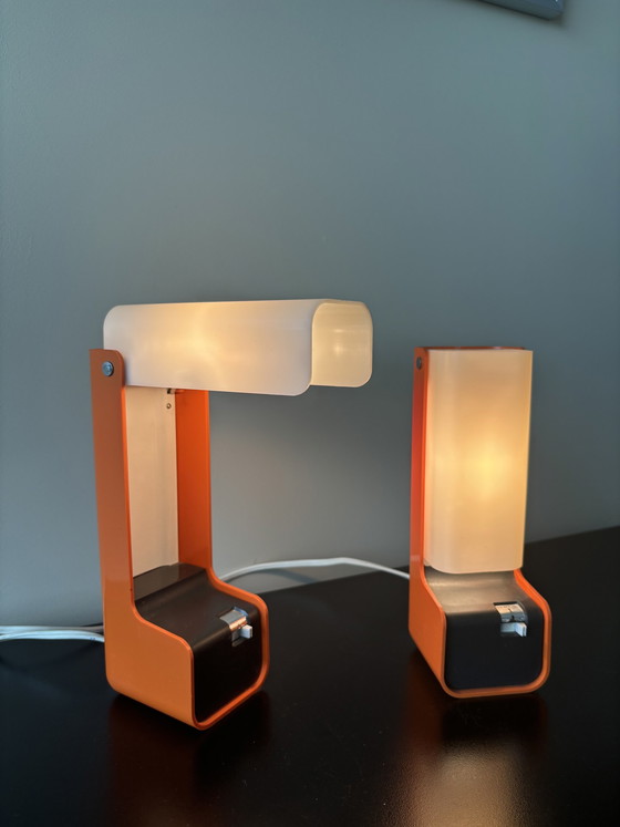 Image 1 of 2x Vintage Ell Nanbu-Lampen