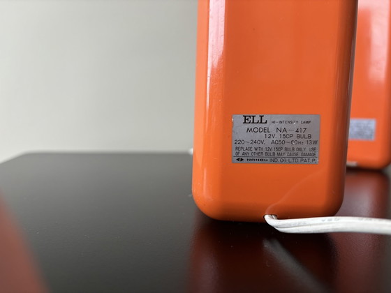 Image 1 of 2x Vintage Ell Nanbu-Lampen