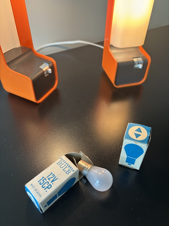 Image 1 of 2x Vintage Ell Nanbu-Lampen