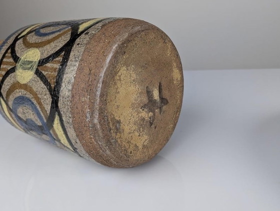 Image 1 of Gres Keramische Vase und Teller von Antonio Salvador Orodea