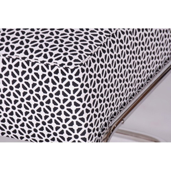 Image 1 of Vintage Bauhaus Chromstahlhocker von Robert Slezák, Tschechoslowakei 1930