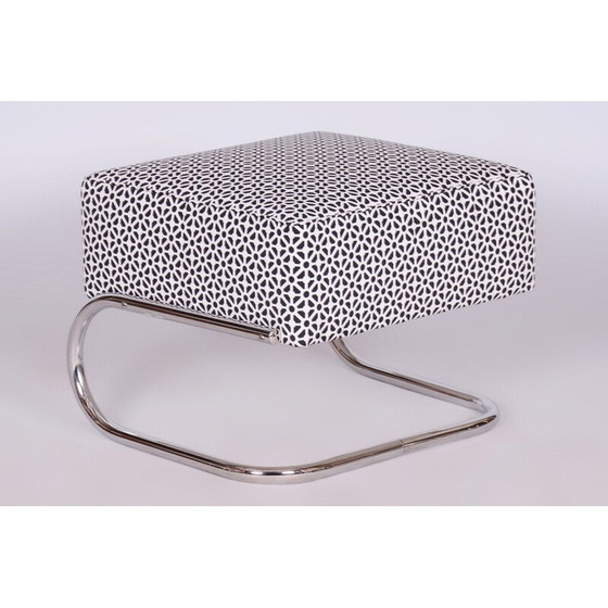 Image 1 of Vintage Bauhaus Chromstahlhocker von Robert Slezák, Tschechoslowakei 1930