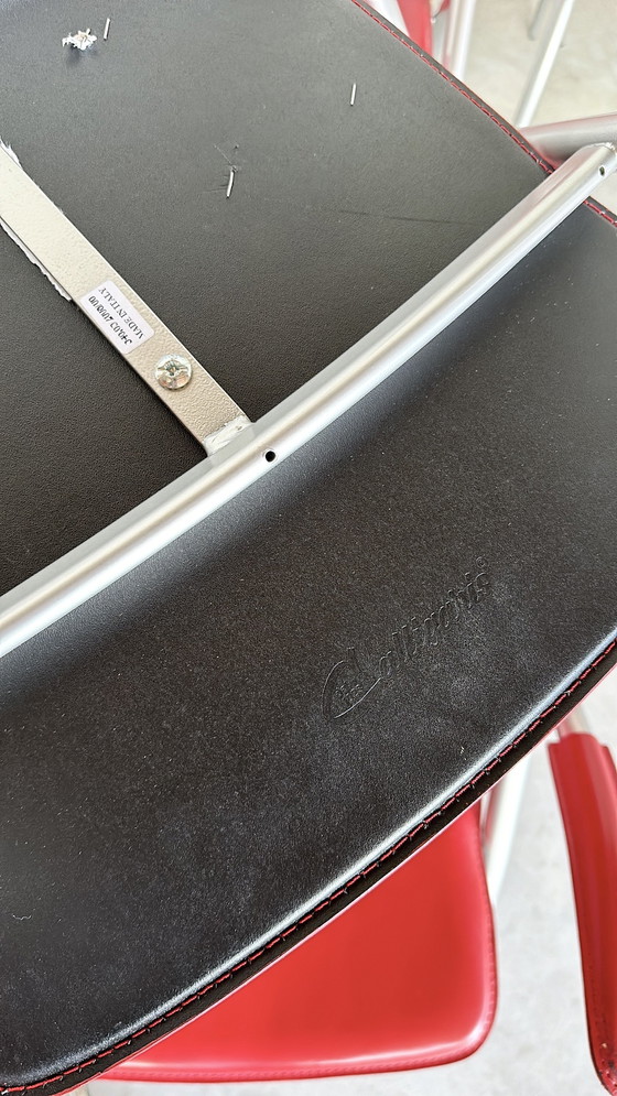 Image 1 of 7x Calligaris Design Esszimmerstuhl, Italien