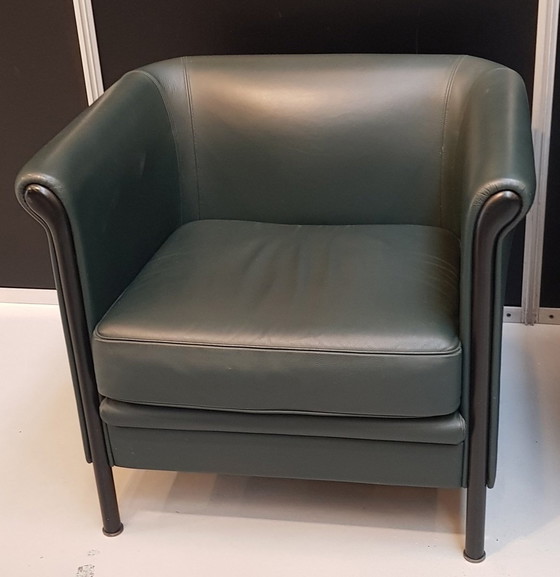 Image 1 of Grüner Vintage-Clubsessel von Antonio Citterio für Moroso