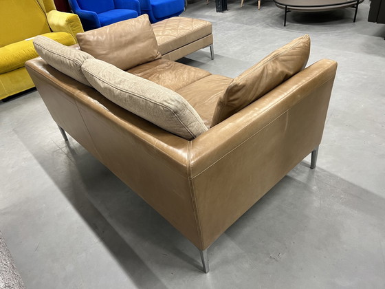 Image 1 of De Sede 48 Sofa mit Hocker Leder