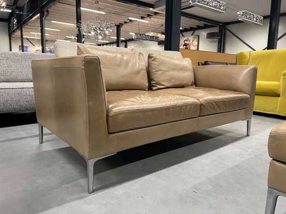 Image 1 of De Sede 48 Sofa mit Hocker Leder