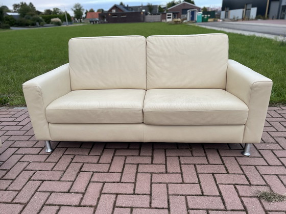 Image 1 of Schönes Montel Echtes Leder 2.5+2-Sitzer Sofa Set