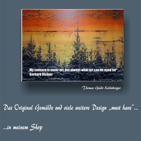 Image 1 of #H(E)Artwork, #232 Kunst Gemälde Auf Leinwand Signiert Datiert T. G. K. 